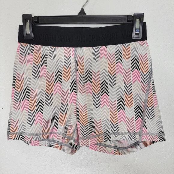 Victoria's Secret Victoria Sport VSX The Player Hot Short Chevron Print Medium - Picture 2 of 7